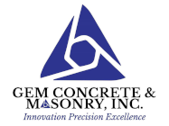 Logo for GEM Concrete & Masonry, Inc.